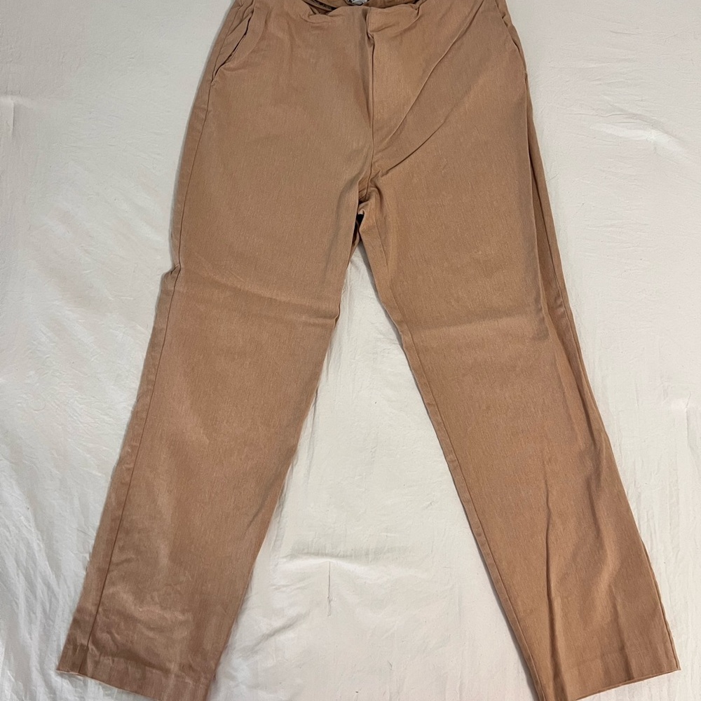 Carolina Belle Tan Chinos Versatile Cotton Blend